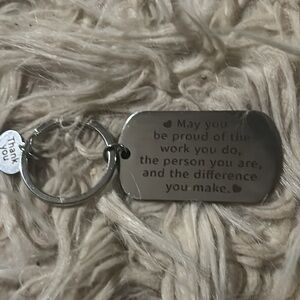 Thank you Quote  Key Ring